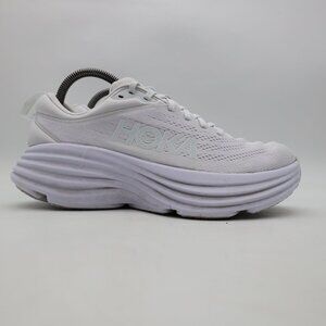 Hoka One One Bondi 7 Women's Size 8.5 B Running Athletic Walking White Sneakers